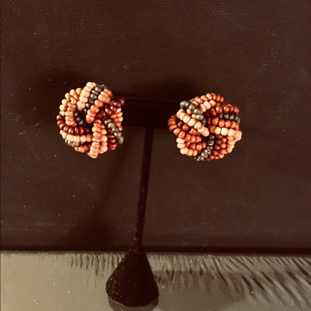 African Handcrafted Colorful Beaded Earrings